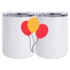 10 oz. White Stainless Steel Short Tumbler Thumbnail