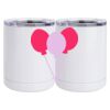 10 oz. White Stainless Steel Short Tumbler Thumbnail