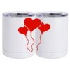 10 oz. White Stainless Steel Short Tumbler Thumbnail