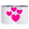 10 oz. White Stainless Steel Short Tumbler Thumbnail