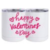 10 oz. White Stainless Steel Short Tumbler Thumbnail