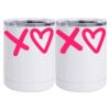 10 oz. White Stainless Steel Short Tumbler Thumbnail