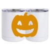 10 oz. White Stainless Steel Short Tumbler Thumbnail