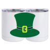 10 oz. White Stainless Steel Short Tumbler Thumbnail