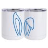 10 oz. White Stainless Steel Short Tumbler Thumbnail