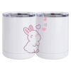 10 oz. White Stainless Steel Short Tumbler Thumbnail
