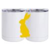 10 oz. White Stainless Steel Short Tumbler Thumbnail