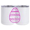 10 oz. White Stainless Steel Short Tumbler Thumbnail