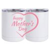 10 oz. White Stainless Steel Short Tumbler Thumbnail