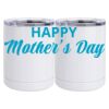 10 oz. White Stainless Steel Short Tumbler Thumbnail