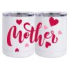 10 oz. White Stainless Steel Short Tumbler Thumbnail