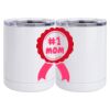 10 oz. White Stainless Steel Short Tumbler Thumbnail