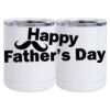 10 oz. White Stainless Steel Short Tumbler Thumbnail