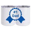 10 oz. White Stainless Steel Short Tumbler Thumbnail