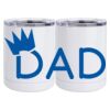 10 oz. White Stainless Steel Short Tumbler Thumbnail