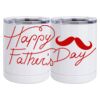 10 oz. White Stainless Steel Short Tumbler Thumbnail