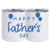 10 oz. White Stainless Steel Short Tumbler Thumbnail