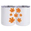 10 oz. White Stainless Steel Short Tumbler Thumbnail