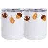 10 oz. White Stainless Steel Short Tumbler Thumbnail