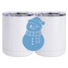 10 oz. White Stainless Steel Short Tumbler Thumbnail