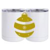 10 oz. White Stainless Steel Short Tumbler Thumbnail