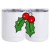 10 oz. White Stainless Steel Short Tumbler Thumbnail