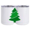 10 oz. White Stainless Steel Short Tumbler Thumbnail
