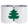 10 oz. White Stainless Steel Short Tumbler Thumbnail