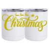 10 oz. White Stainless Steel Short Tumbler Thumbnail