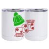 10 oz. White Stainless Steel Short Tumbler Thumbnail