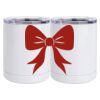 10 oz. White Stainless Steel Short Tumbler Thumbnail