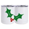 10 oz. White Stainless Steel Short Tumbler Thumbnail