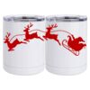 10 oz. White Stainless Steel Short Tumbler Thumbnail