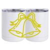10 oz. White Stainless Steel Short Tumbler Thumbnail