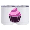 10 oz. White Stainless Steel Short Tumbler Thumbnail