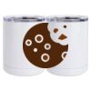 10 oz. White Stainless Steel Short Tumbler Thumbnail