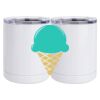 10 oz. White Stainless Steel Short Tumbler Thumbnail