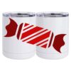 10 oz. White Stainless Steel Short Tumbler Thumbnail