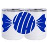 10 oz. White Stainless Steel Short Tumbler Thumbnail