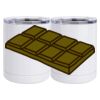 10 oz. White Stainless Steel Short Tumbler Thumbnail