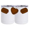10 oz. White Stainless Steel Short Tumbler Thumbnail