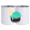 10 oz. White Stainless Steel Short Tumbler Thumbnail