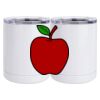 10 oz. White Stainless Steel Short Tumbler Thumbnail