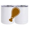 10 oz. White Stainless Steel Short Tumbler Thumbnail