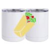 10 oz. White Stainless Steel Short Tumbler Thumbnail