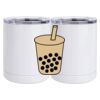 10 oz. White Stainless Steel Short Tumbler Thumbnail