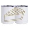 10 oz. White Stainless Steel Short Tumbler Thumbnail