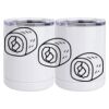10 oz. White Stainless Steel Short Tumbler Thumbnail