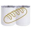 10 oz. White Stainless Steel Short Tumbler Thumbnail