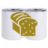 10 oz. White Stainless Steel Short Tumbler Thumbnail